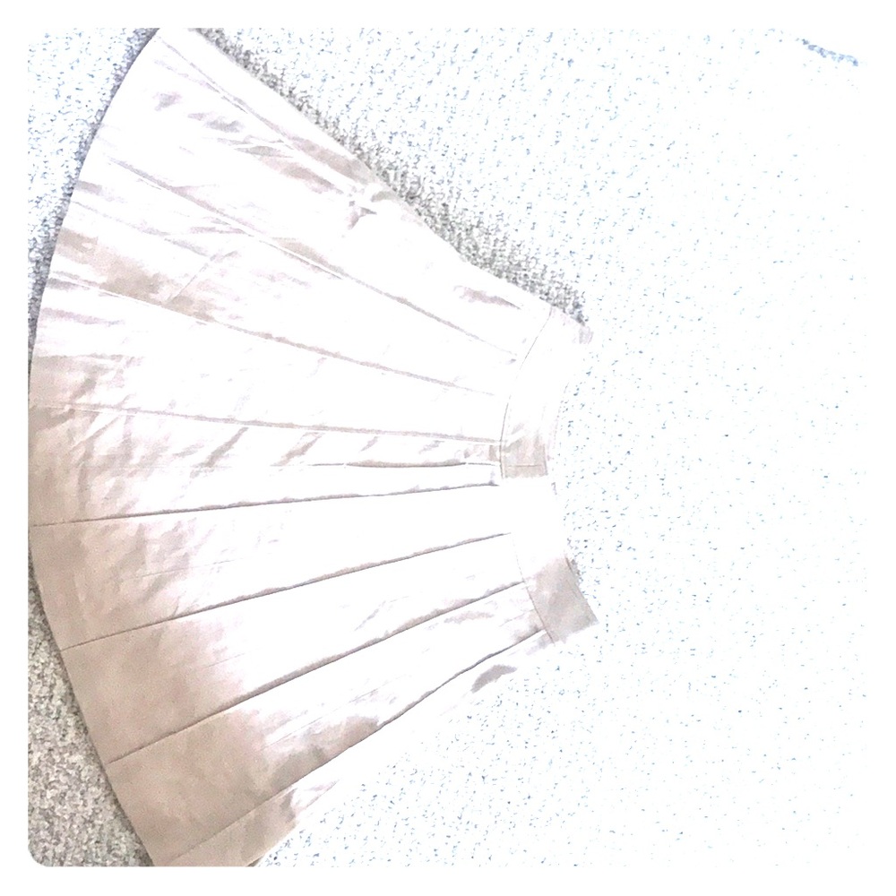 Khaki Sateen Full Skirt